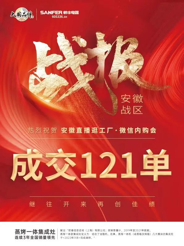 微購戰(zhàn)報|帥豐直播逛工廠暨微信內(nèi)購會圓滿完成，喜簽808單！