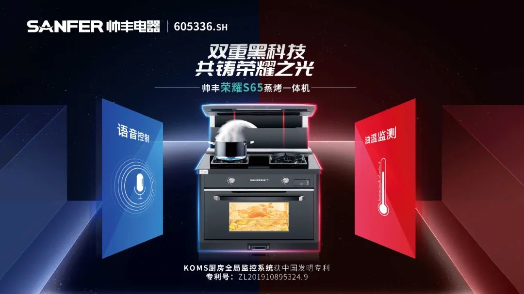 喜報(bào)│帥豐S65系列集成灶榮獲2022年德國(guó)紅點(diǎn)獎(jiǎng)