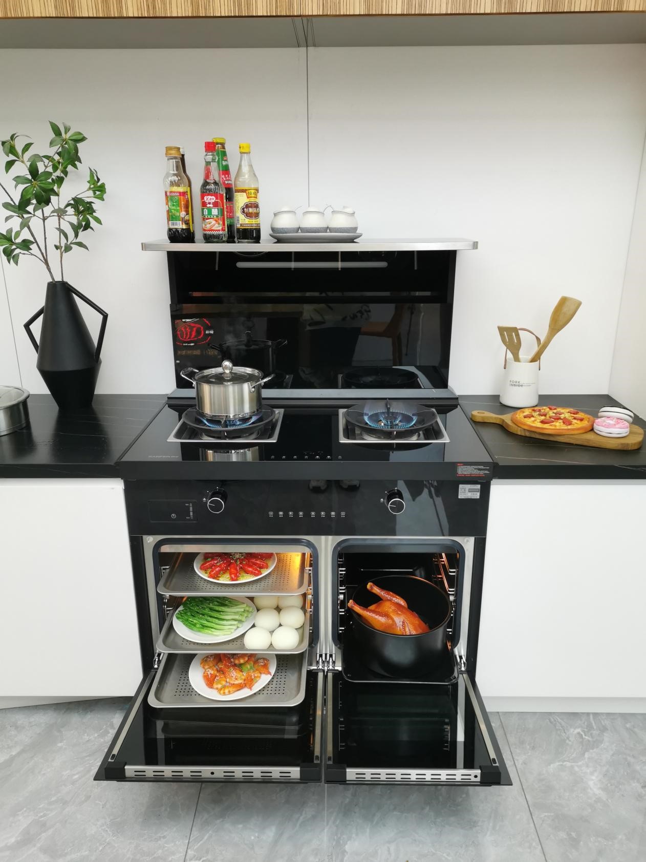 小戶型如何裝修廚房？這款帥豐集成灶，巧妙利用每一寸空間