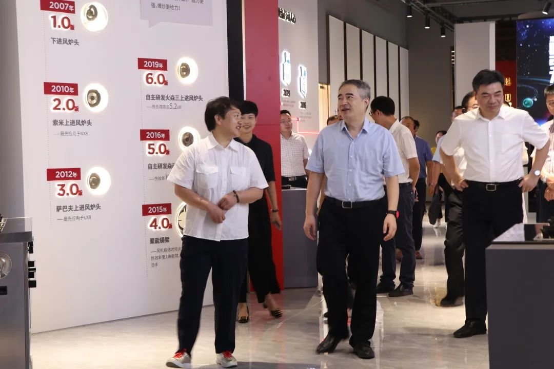 浙江省統(tǒng)計局一行蒞臨集成灶品牌帥豐電器參觀調(diào)研！