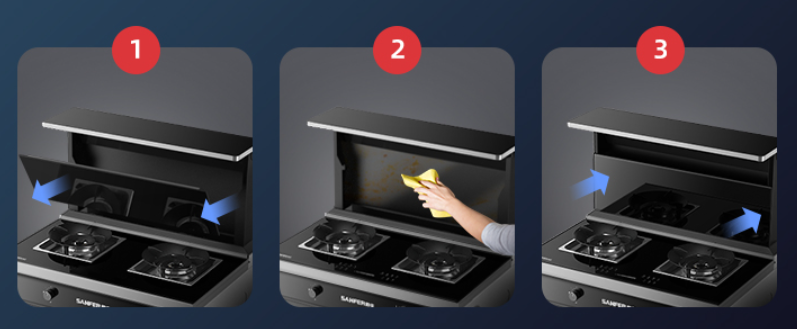 集成灶如何清洗？這樣的步驟實現(xiàn)集成灶深度清潔，給你宛如新機的既視感