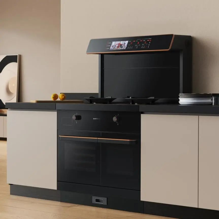 一家六口，三代同堂，帥豐集成灶烹飪愛(ài)的味道,傳遞家的溫暖！