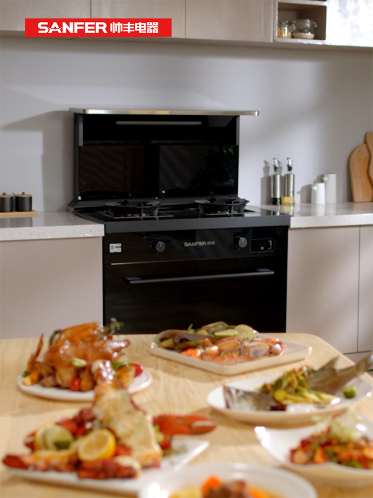 周末宅家看球？集成灶+洗碗機(jī)讓你看球美食兩不誤