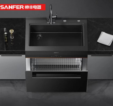 小空間大容量，帥豐TJ3-8B集成灶+JS-W20集成水槽洗碗機重新定義廚房