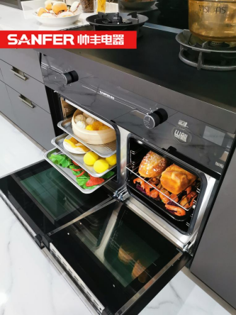 小空間大容量，帥豐TJ3-8B集成灶+JS-W20集成水槽洗碗機重新定義廚房