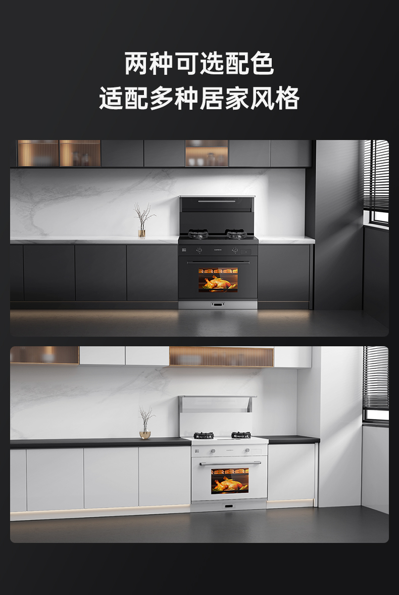 帥豐天機2蒸烤一體集成灶