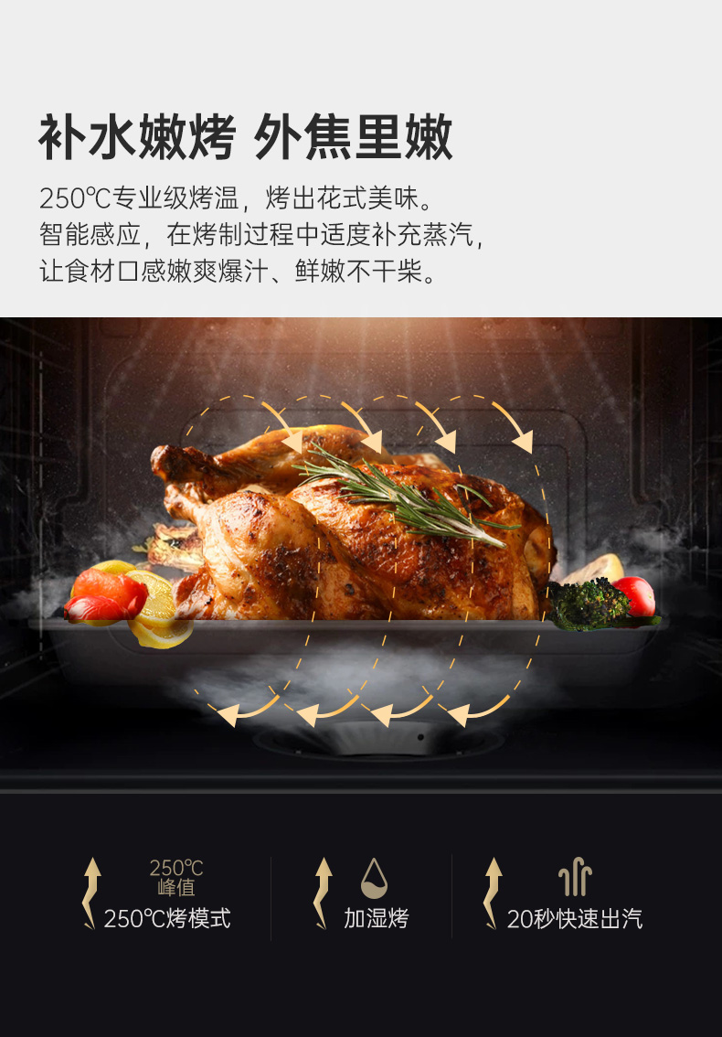 帥豐D3蒸烤一體集成灶