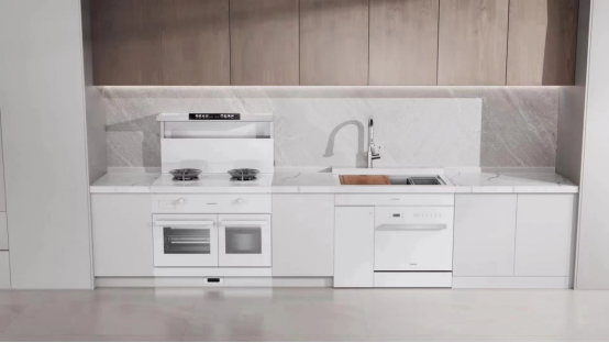 廚房搞這么白，真的好打理嗎？