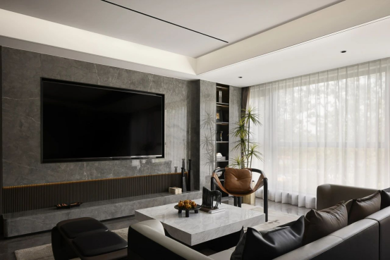 帥豐全屋高定 | 129㎡現(xiàn)代灰色系，盡顯優(yōu)雅高級品味