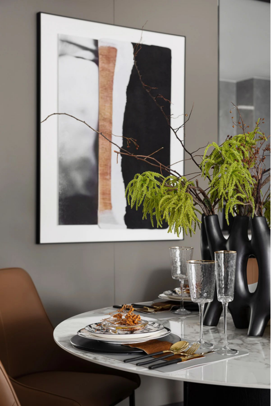 帥豐全屋高定 | 129㎡現(xiàn)代灰色系，盡顯優(yōu)雅高級品味