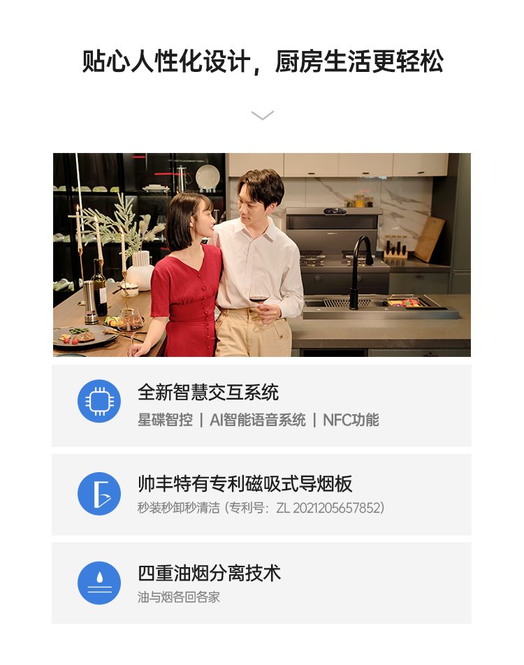 帥豐時空S5蒸烤獨立集成灶