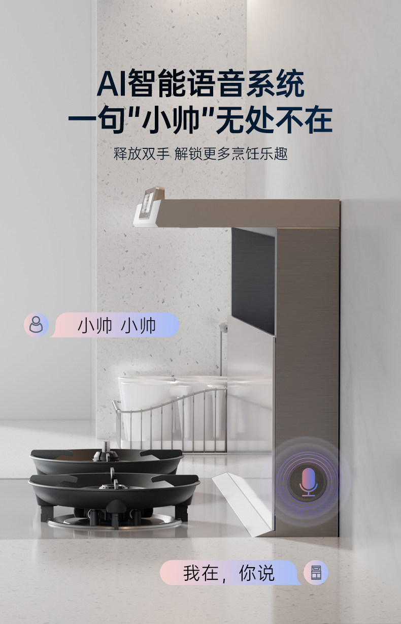 帥豐天機3蒸烤獨立（白）集成灶