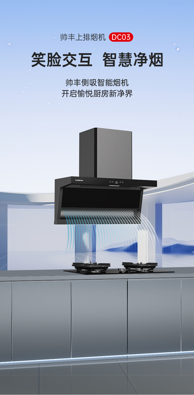 帥豐DC03上排煙機煙機灶具