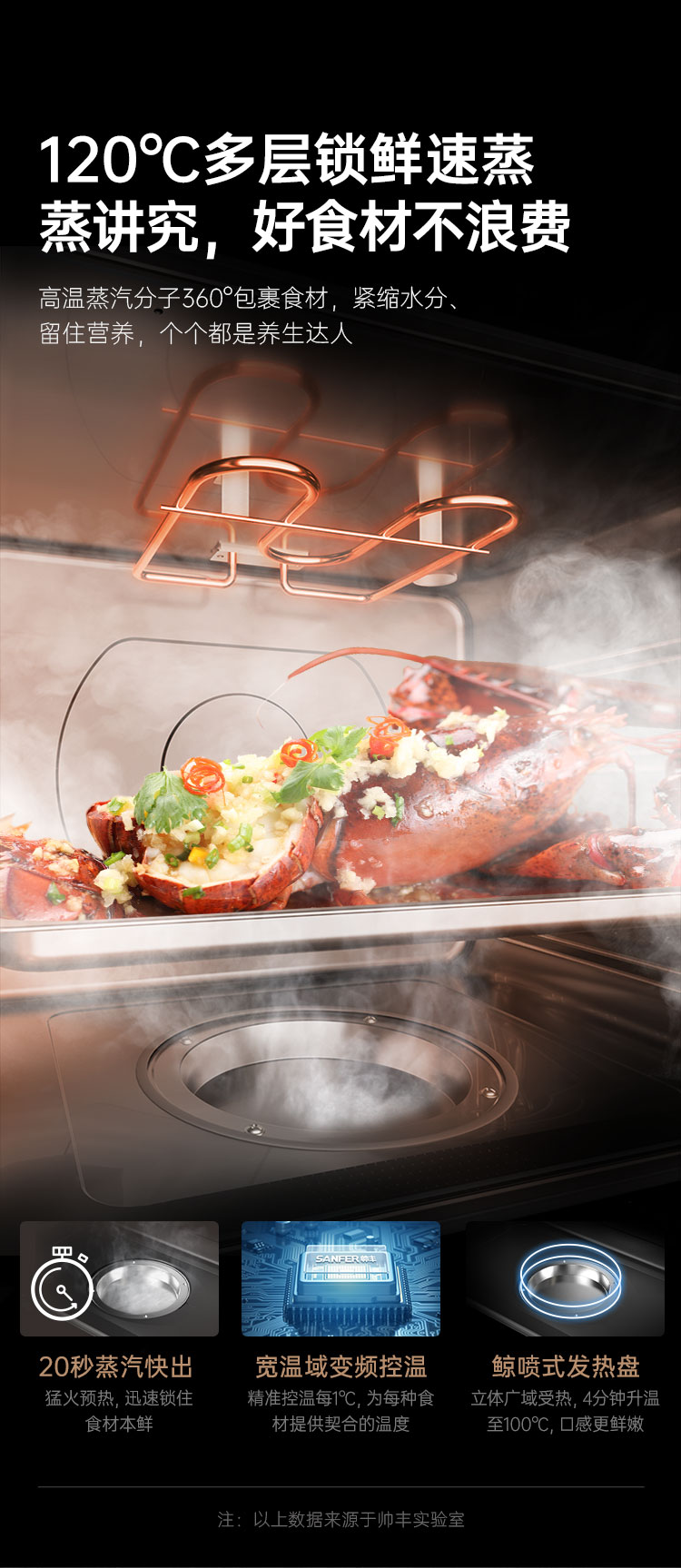 帥豐S3蒸烤獨立集成灶