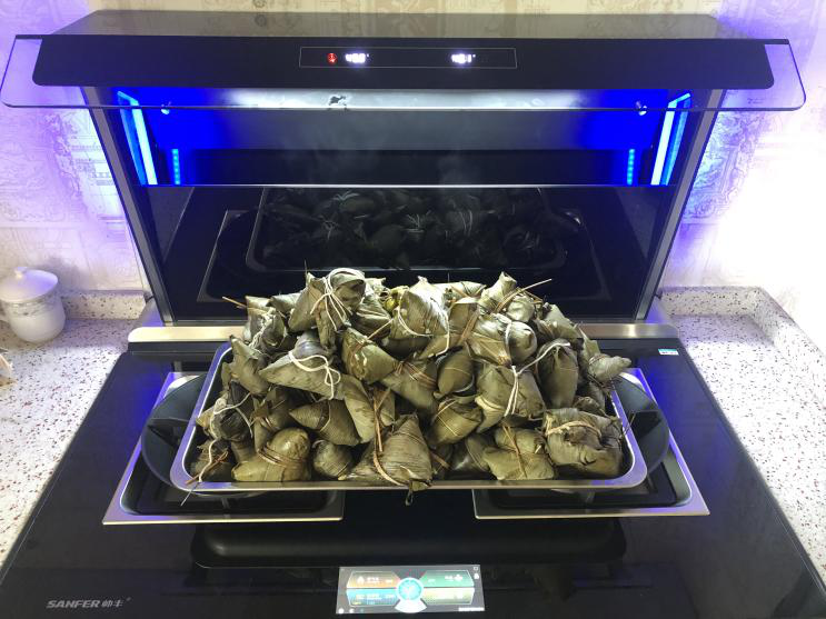 端午節(jié)快到了！今天帥豐電器就來(lái)挑戰(zhàn)一下，煮100個(gè)粽子需要多久？