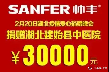 企業(yè)新聞 | 抗擊疫情貢獻(xiàn)突出，帥豐被授予博愛功勛獎(jiǎng)