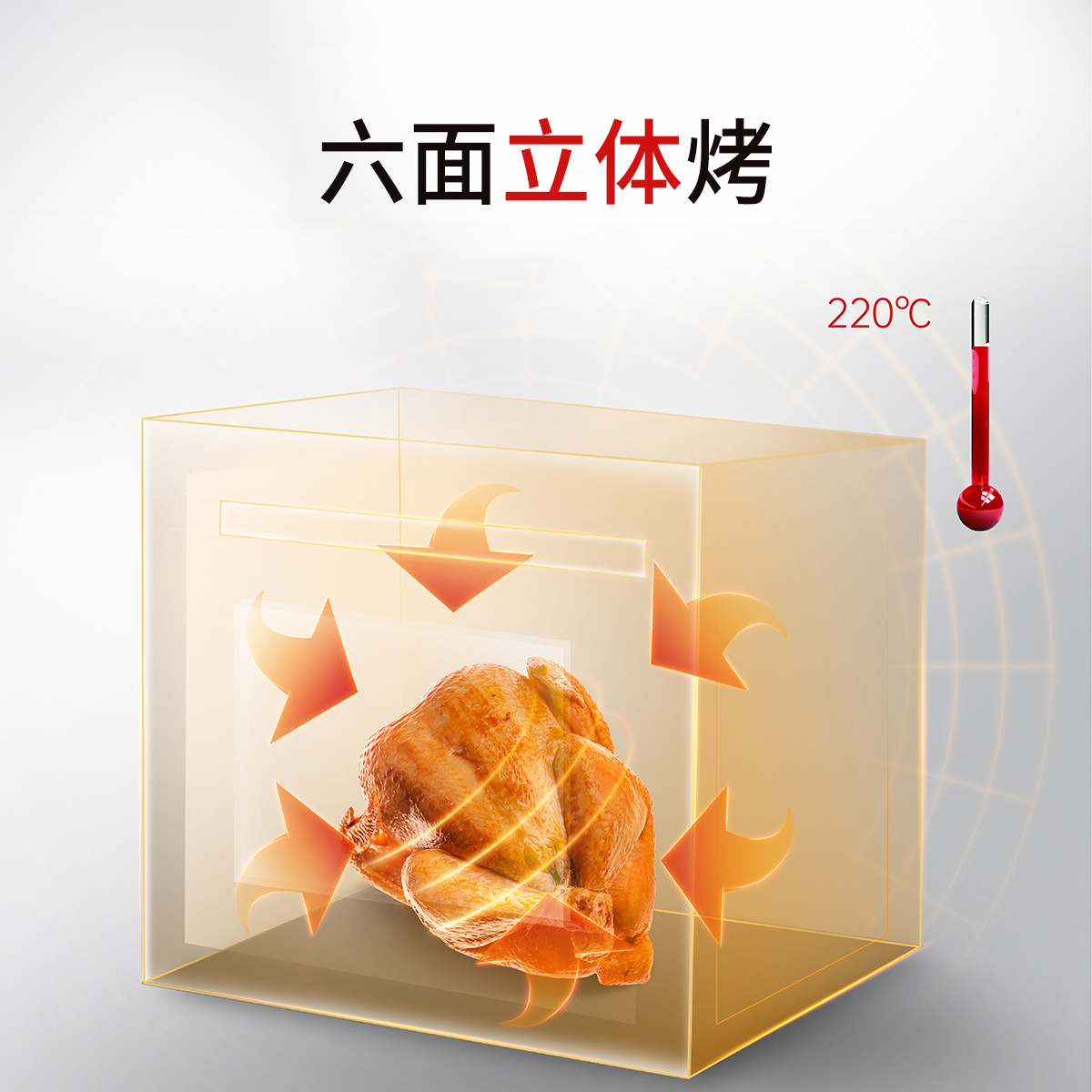 六面空氣加壓烤，烤出營養(yǎng)好味道